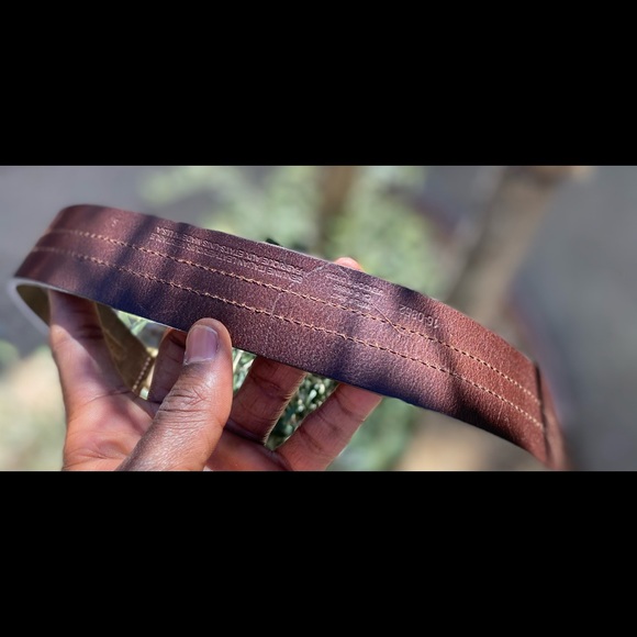 VTG Eddie Bauer🇺🇸 Made Leather Belt, Sz 30 - Picture 11 of 11